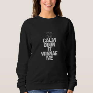 Sweatshirt Calme Doon Wisnae Me Scottish Roots Lion Rampant S