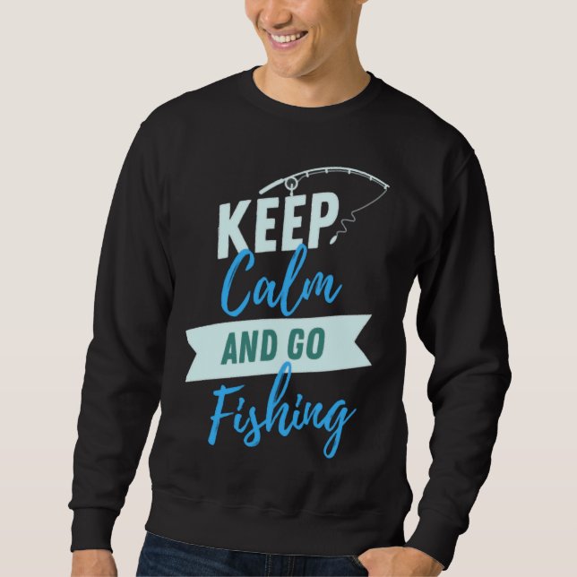 Sweatshirt Calme Et Aller Pêcher (Devant)