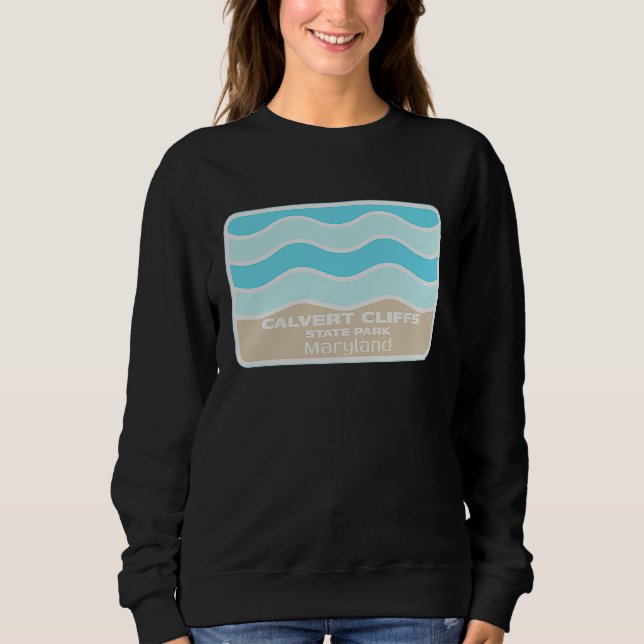 Sweatshirt Calvert Cliffs State Park Maryland Beach Vacation  (Devant)