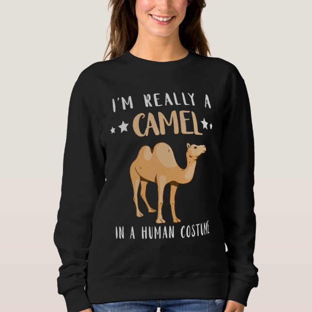 Sweatshirt Camel Arabian Camel Animal Costume humain Camel (Devant)