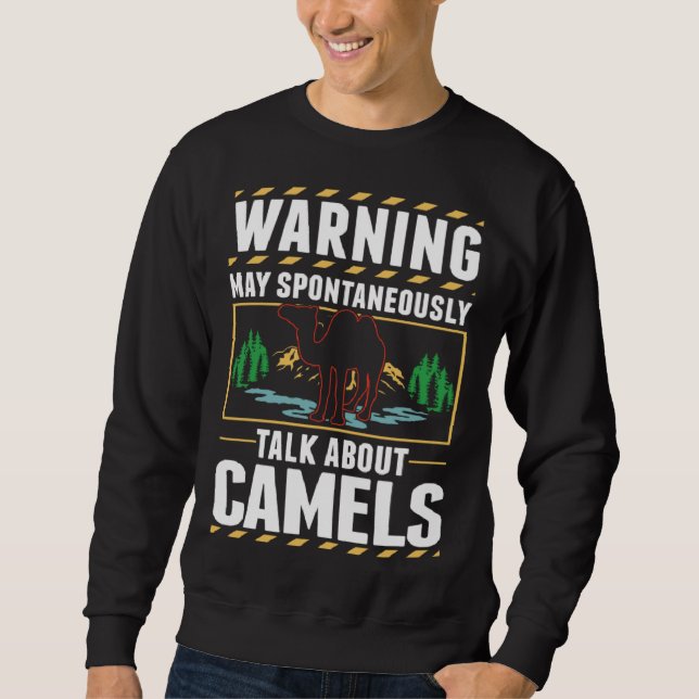 Sweatshirt Camel Dromedary Egypt Camel (Devant)