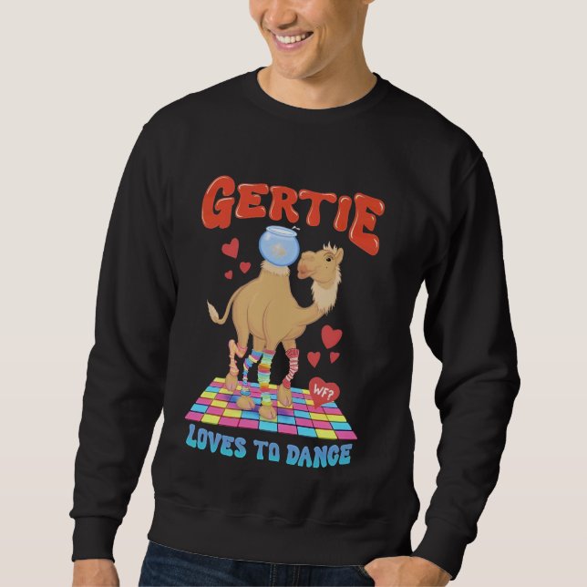 Sweatshirt Camel Gertie Aime Danser (Devant)