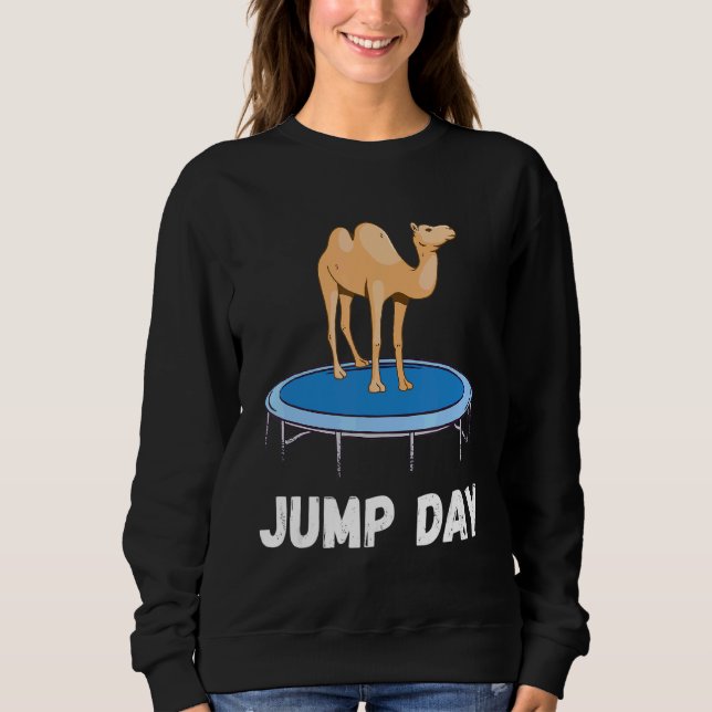 Sweatshirt Camel Jump Day Jumping Camel Jouer Arabian Camel (Devant)