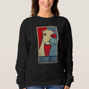 Sweatshirt Camel Papa Camel Vintage Pour Père Animaux Animaux