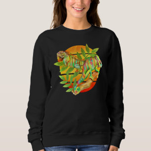 Sweatshirt Caméléons Iguanes Lézards Reptiles Herpétologie Am