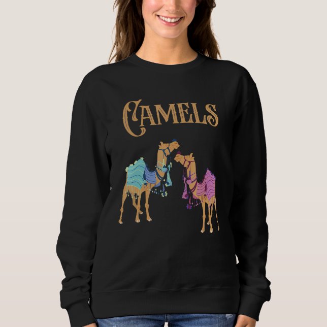 Sweatshirt Camels Désert Animal Camel (Devant)