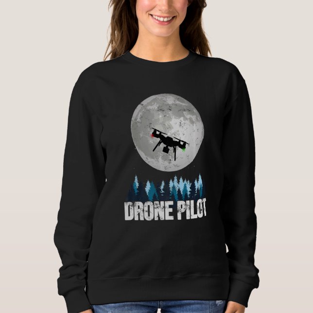 Sweatshirt Caméra Adulte Pilote Quadcopter Rc Aéronef Fp (Devant)