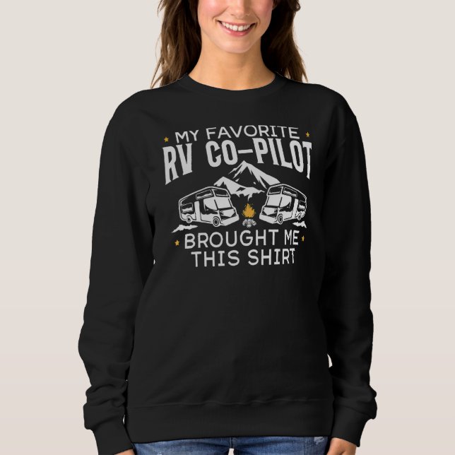Sweatshirt Caméra de camping-car pilote Rv Co (Devant)