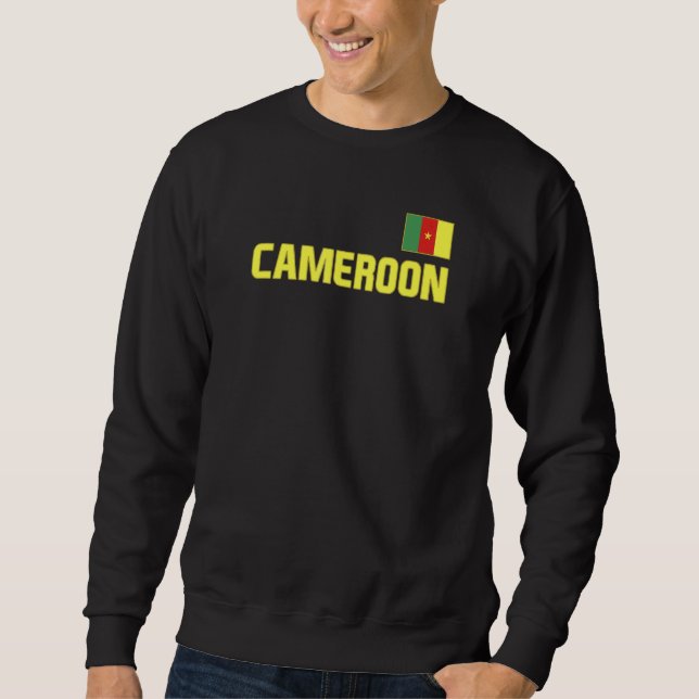 Sweatshirt Cameroun Drapeau camerounais Pride Coun Internatio (Devant)
