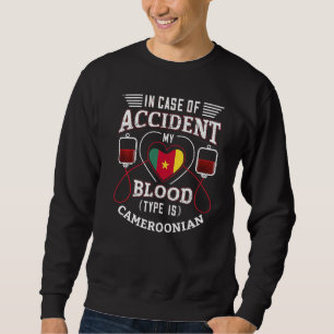 Sweatshirt Cameroun Drapeau Souvenirs Pour Camerounais Hommes