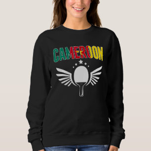Sweatshirt Cameroun Ping Pong Tennis de Table Camerounais Su