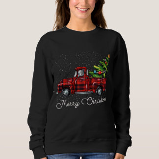 Sweatshirt Camion de ramassage de Buffalo Rouge avec char de