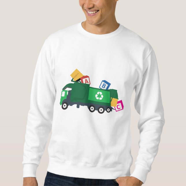 Sweatshirt Camion de recyclage ABC (Devant)