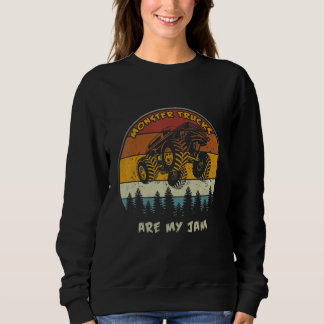 Sweatshirt Camion Monstre Vintage Est Ma Marmelade Crépuscule