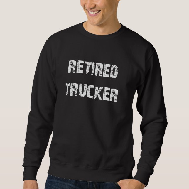 Sweatshirt Camion retraité (Devant)