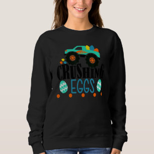 Sweatshirt Camions Monster De Croisière D'Oeufs Pour La Chass