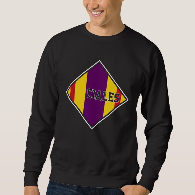 Sweatshirt Camisas de Puerto Rico Hecho En Ciales (Devant)
