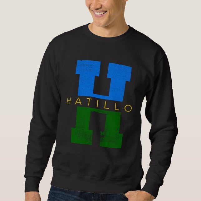 Sweatshirt Camisas de Puerto Rico Hecho En Hatillo City (Devant)