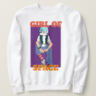 Sweatshirt camiseta girl on of space