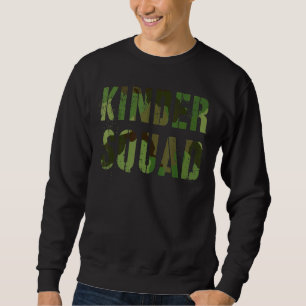Sweatshirt Camo Kindergarten Squacher Bonjour Kinder Vinta