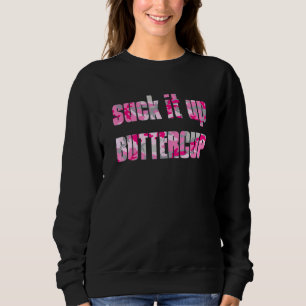 Sweatshirt Camo Rose Beurre Beurre Entraînement Fitness