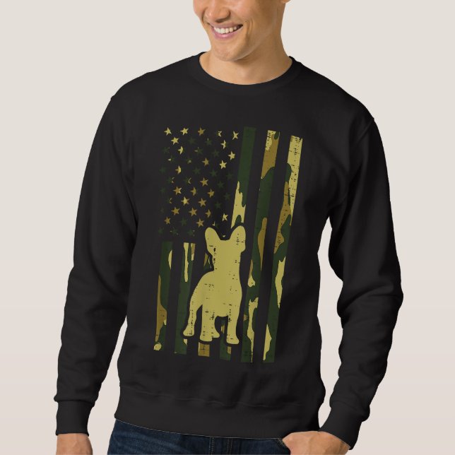 Sweatshirt Camo US Flag (Devant)
