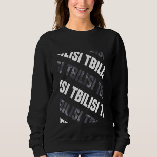 Sweatshirt Camouflage gris Motif de Tbilissi