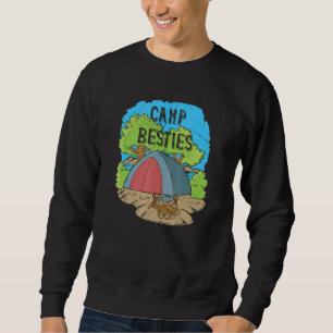 Sweatshirt Camp Besties Camping Amis Et Backpacker Part