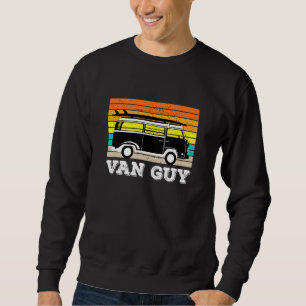 Sweatshirt Camper Retro Vintage Van Life Caravan 1