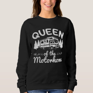 Sweatshirt Campeur  Reine de camping du voyage en camping-car