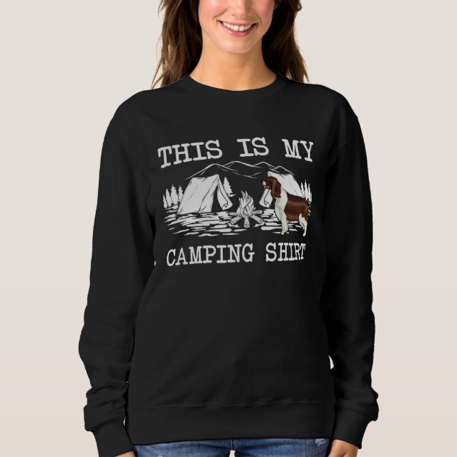 Sweatshirt Campfire English Springer Spaniel Dog This Is My C (Devant)