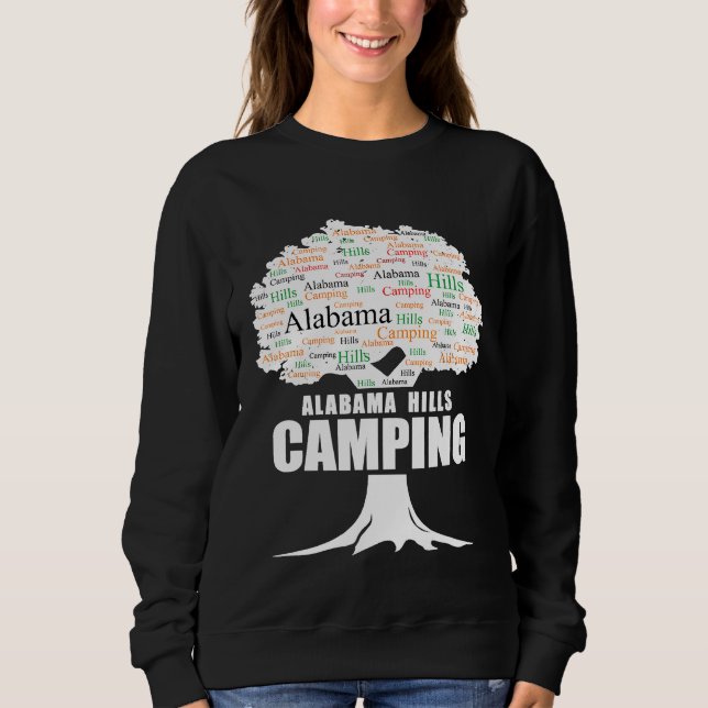 Sweatshirt Camping Alabama Hills Camping (Devant)