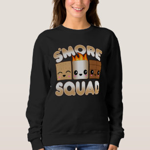 Sweatshirt Camping Camping extérieur Amis Smore Squad