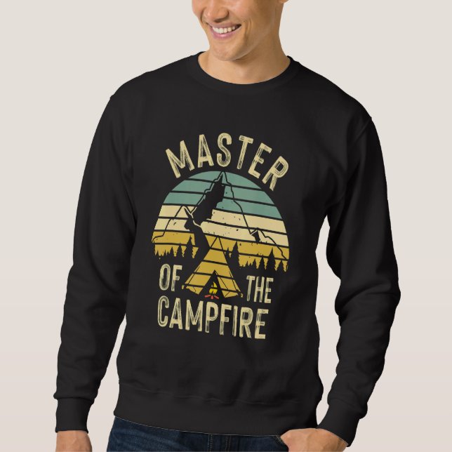 Sweatshirt Camping cool Master Camping Pour Enfants Hommes Fe (Devant)