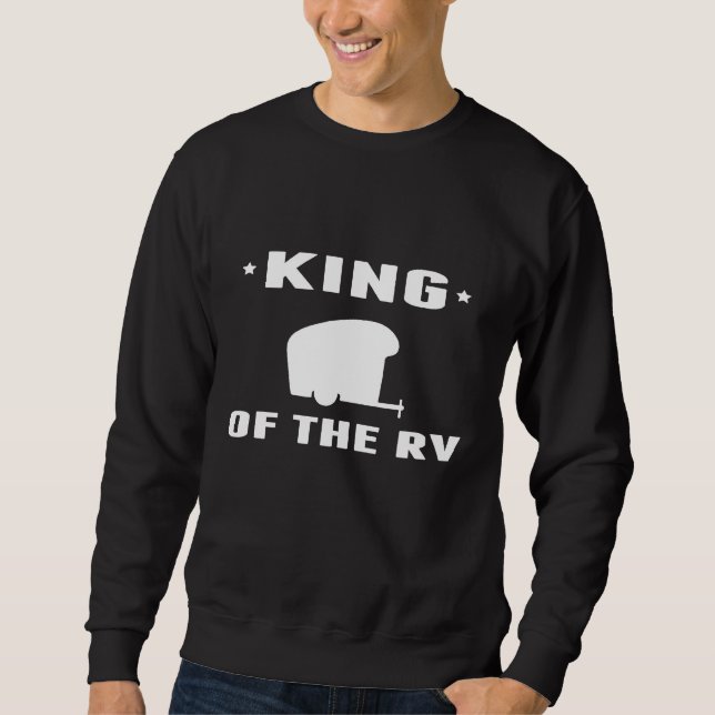 Sweatshirt Camping cool Roi De La Rv (Devant)