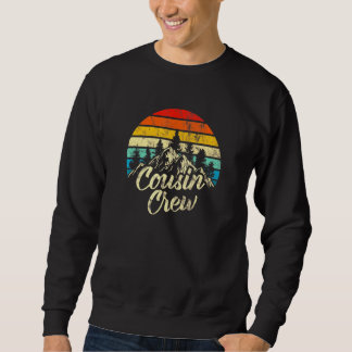 Sweatshirt Camping Cousin Creww extérieur Sunset Summerr Camp