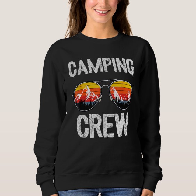 Sweatshirt Camping Crew Cousin Camp Matching Family Vacation  (Devant)