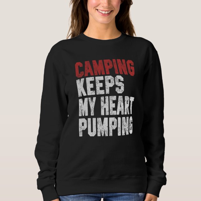 Sweatshirt Camping For Men Women Trip RV Vacation Hiker (Devant)
