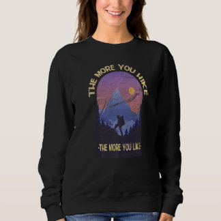Sweatshirt Camping Graphique En Randonnée Extérieure En Monta