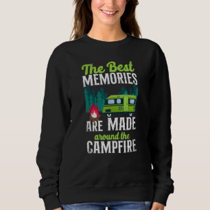 Sweatshirt Camping Meilleurs souvenirs Camping Campervan Camp