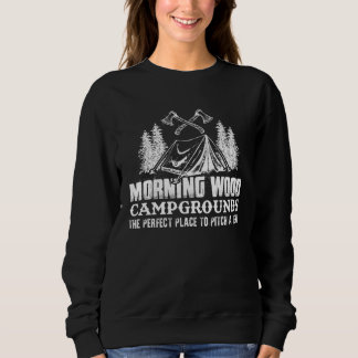 Sweatshirt Camping Morning Wood est l'endroit idéal pour plan