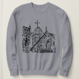 Sweatshirt Camping Motif par Babbie - Vignoble de Martha