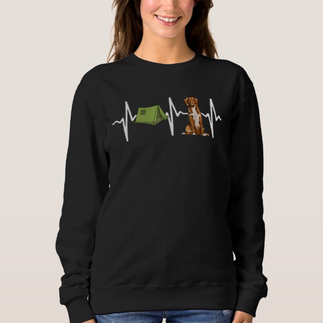 Sweatshirt Camping sous tente Retrievers Tolling Canards Ryth (Devant)