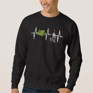 Sweatshirt Camping sous tente Treeing Walker Coonhound Battem