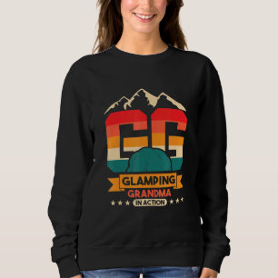 Sweatshirt Camping Tente Glamping Grandma En Action