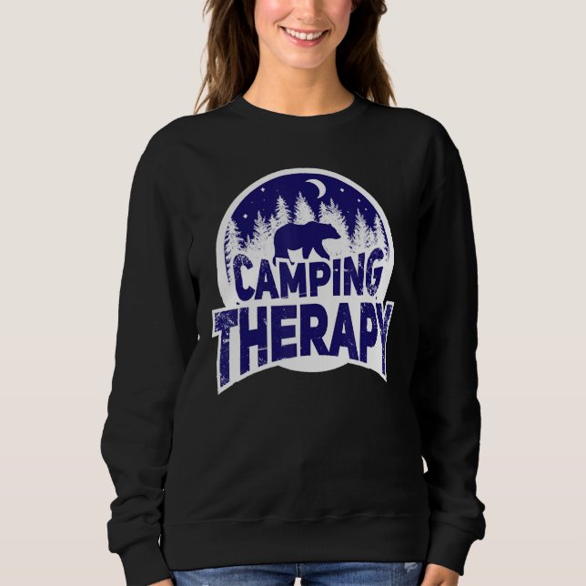 Sweatshirt Camping Therapy  Camping Love Women Men Kid Tees (Devant)