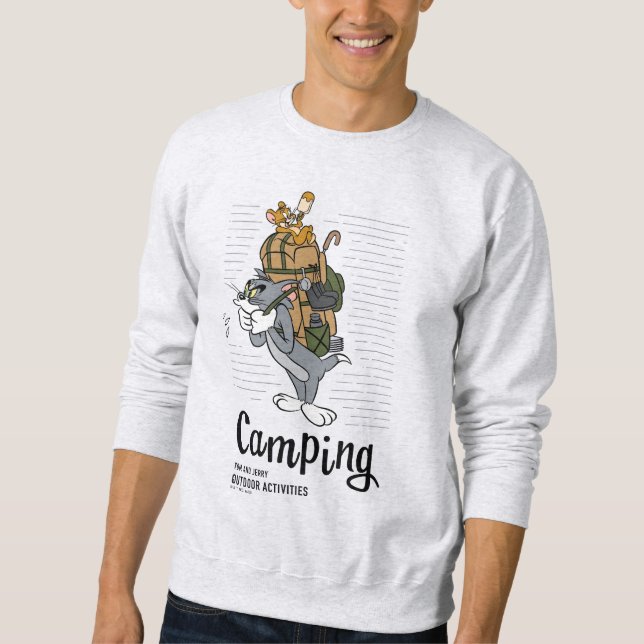 Sweatshirt Camping Tom & Jerry (Devant)