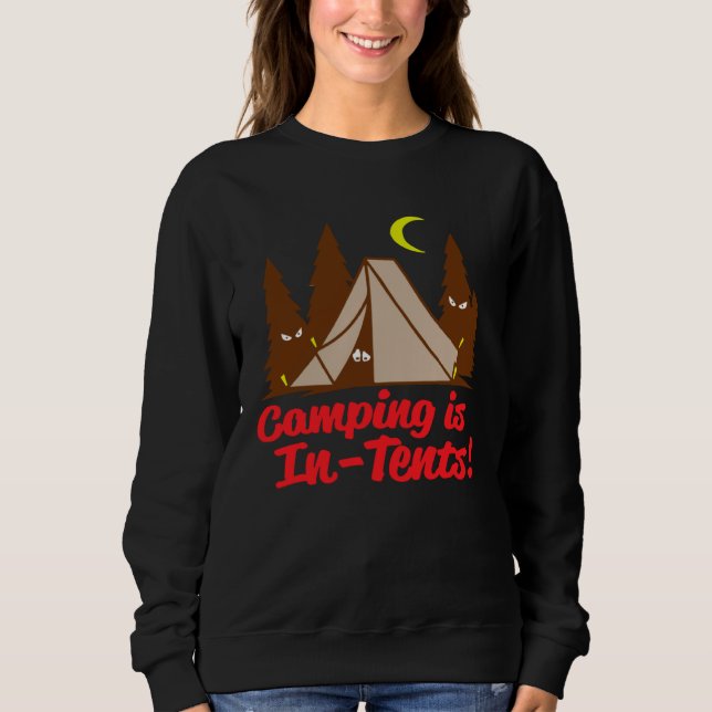 Sweatshirt Camping unique (Devant)
