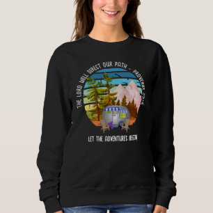 Sweatshirt Camping Van Life Famille chrétienne