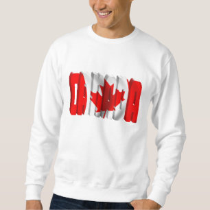 Sweatshirt CANADA Drapeau canadien Texte